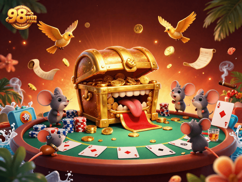 Experience riches at 98wincom with a vibrant casino scene full of poker excitement.