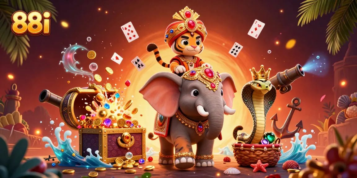 Experience thrilling games at 88i with vibrant visuals and rich casino elements captivating every player.