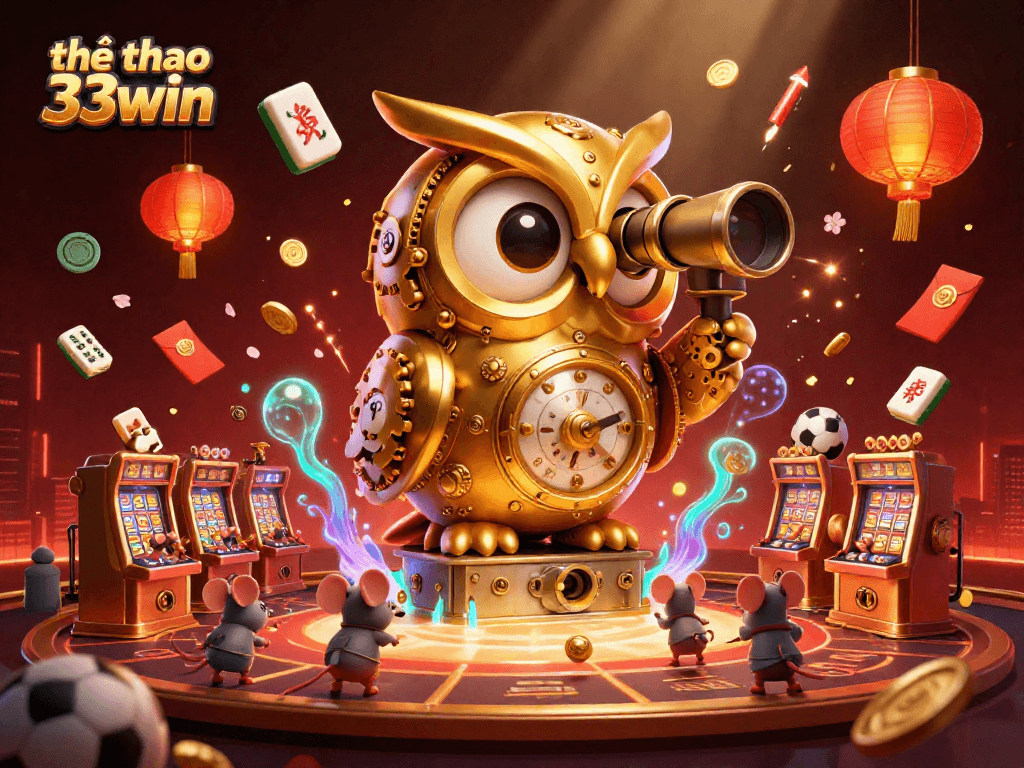 Engage in sports betting excitement at thể thao 33win with dynamic casino visuals and vibrant elements.