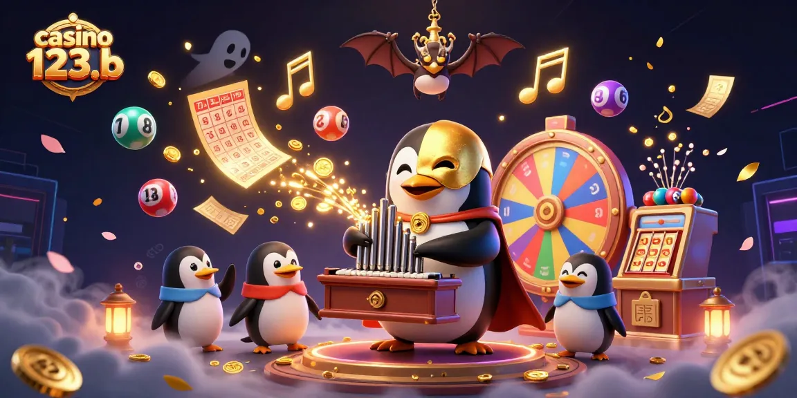 Engage in exciting gaming adventures at casino 123b, featuring vibrant lottery elements and golden rewards.