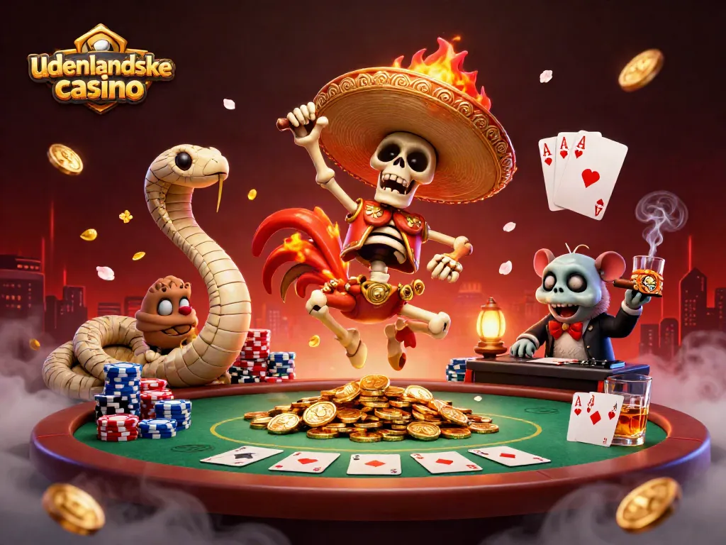 Experience the excitement of udenlandske casino with a vibrant dance of luck and gold!