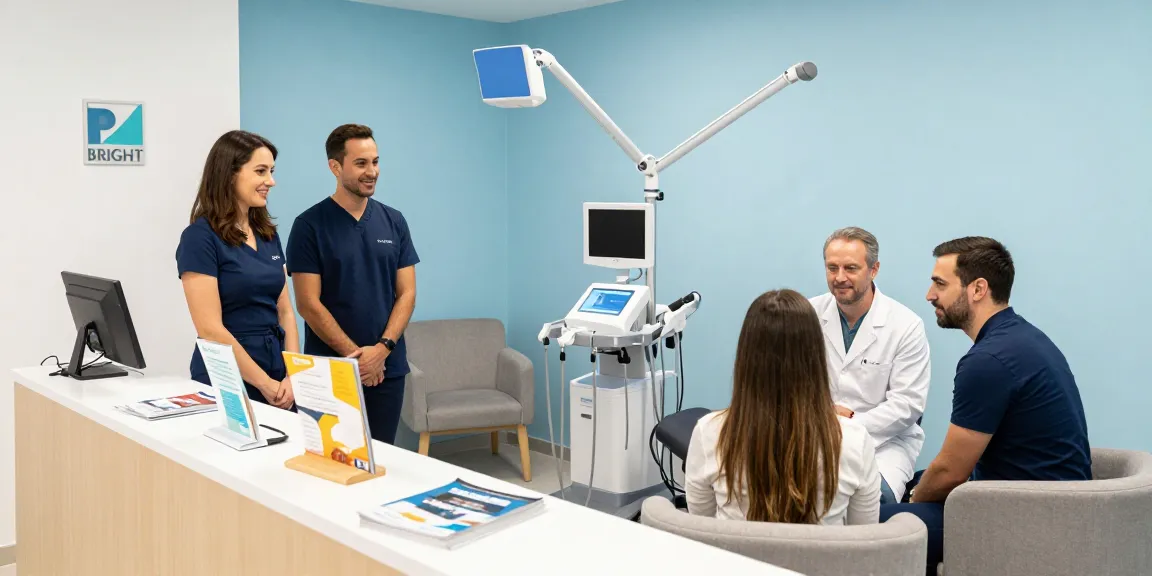 Hair transplant Istanbul consultation in modern healthcare clinic.