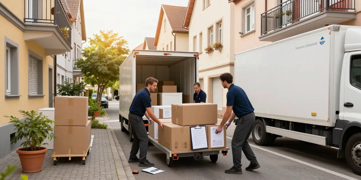 Umzugsunternehmen Schwetzingen bei professionellem Umzug mit Möbeln und Umzugskisten