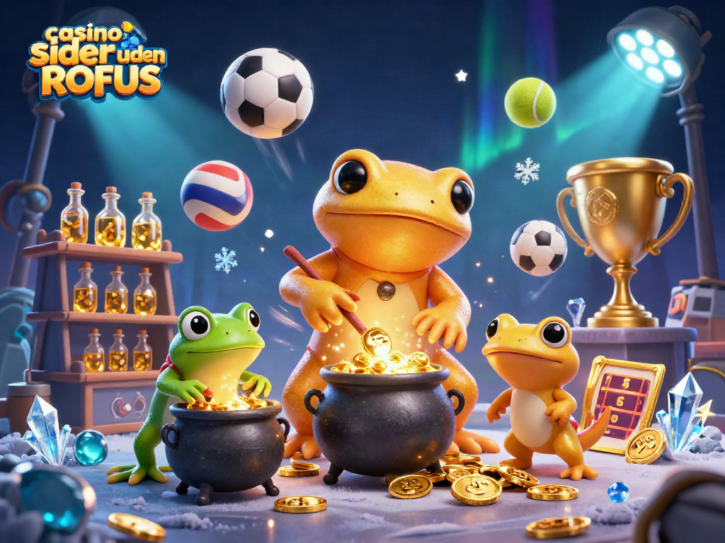 Experience thrilling gameplay at casino sider uden ROFUS with sports elements and dynamic characters.