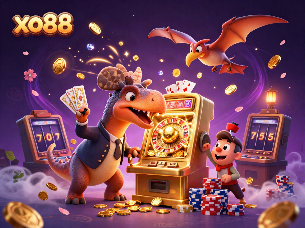 Experience thrilling jackpots at xo88 with vibrant 3D characters and dynamic casino elements!