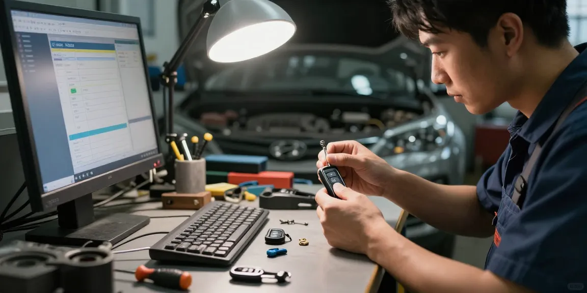 Ersatzschlüssel Auto Programmierung von Hyundai Tucson in professioneller Werkstatt