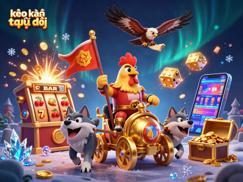 Experience thrilling kèo nhà cái trực tiếp action with vibrant casino elements, showcasing excitement and strategy.