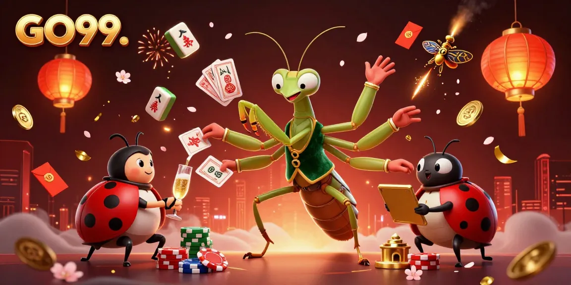 Experience the thrill of winning with GO99. Delightful 3D casino scene featuring vibrant characters and elements.