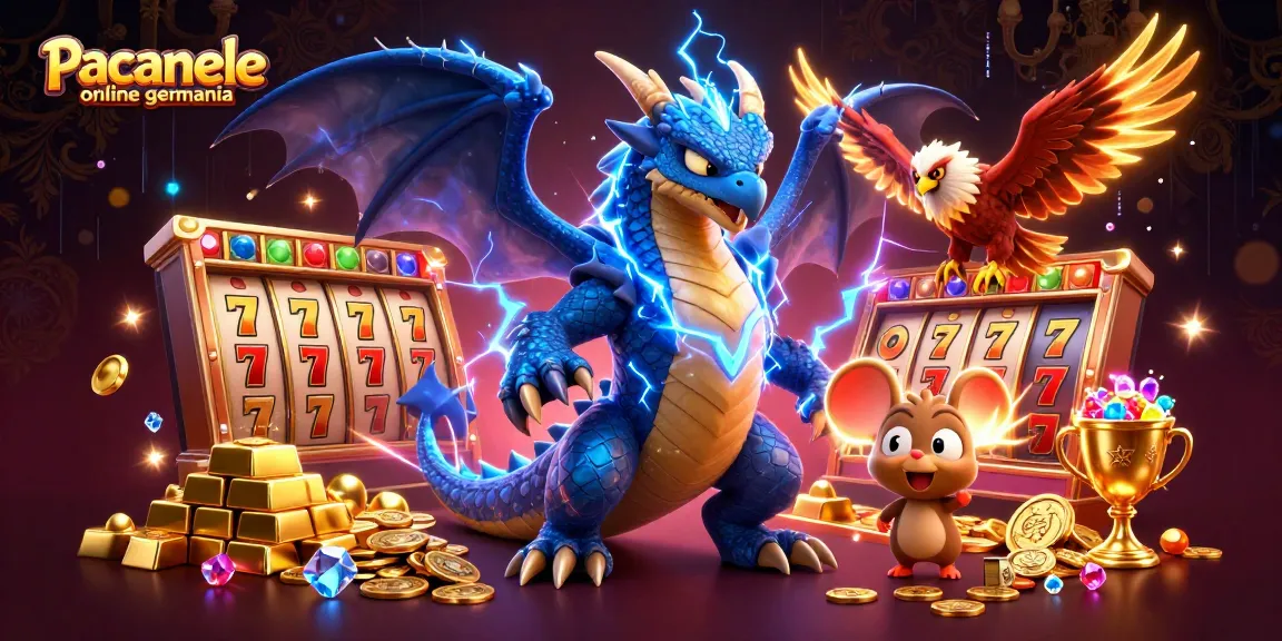Spin Pacanele online germania and unlock treasures with dazzling slots and gems.