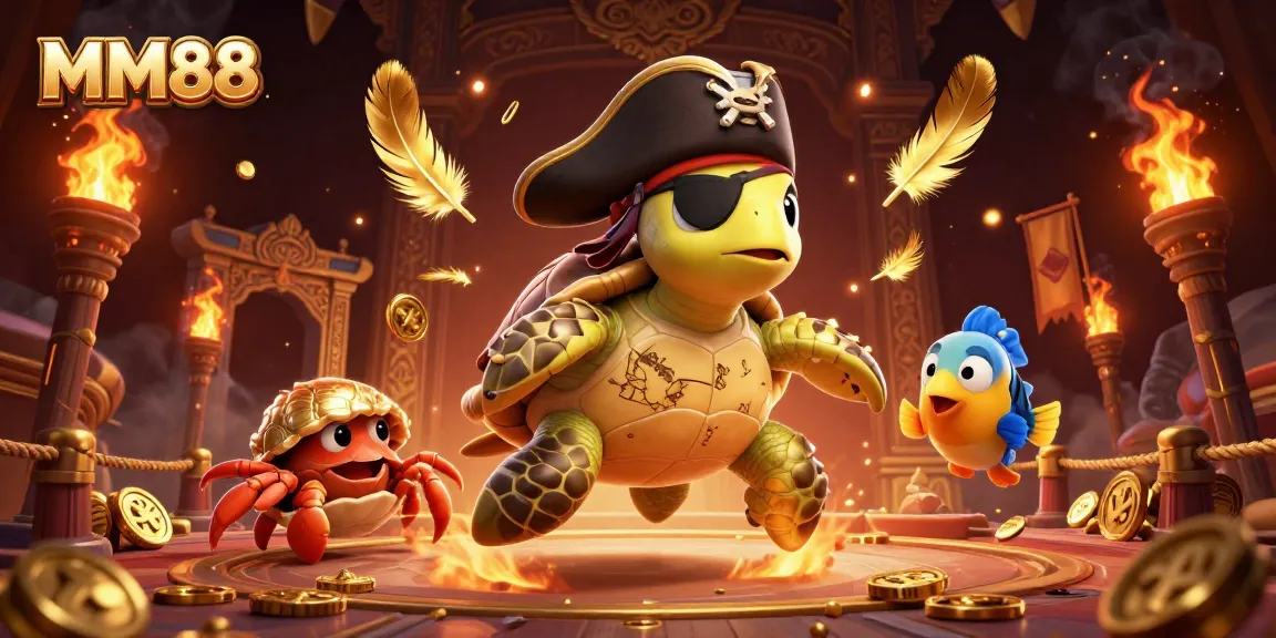 MM88 showcases thrilling casino adventures with dynamic 3D vibrant characters and treasure-filled elements.
