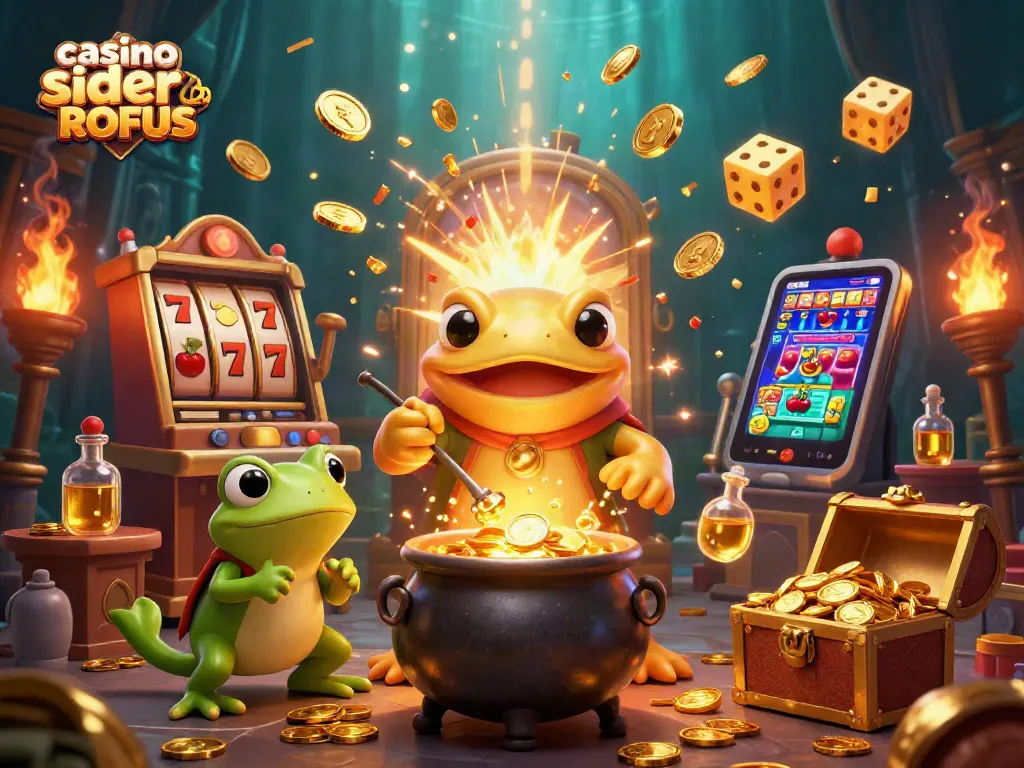 Spin to win at casino sider uden ROFUS with thrilling slot machines and magical alchemy!