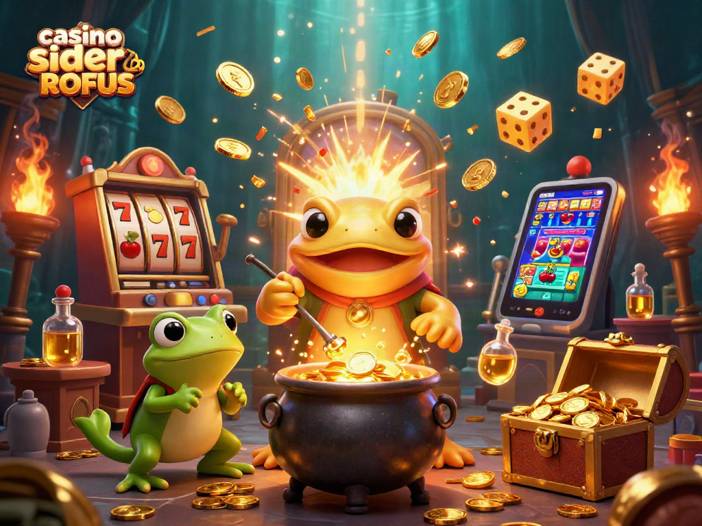 Spin to win at casino sider uden ROFUS with thrilling slot machines and magical alchemy!