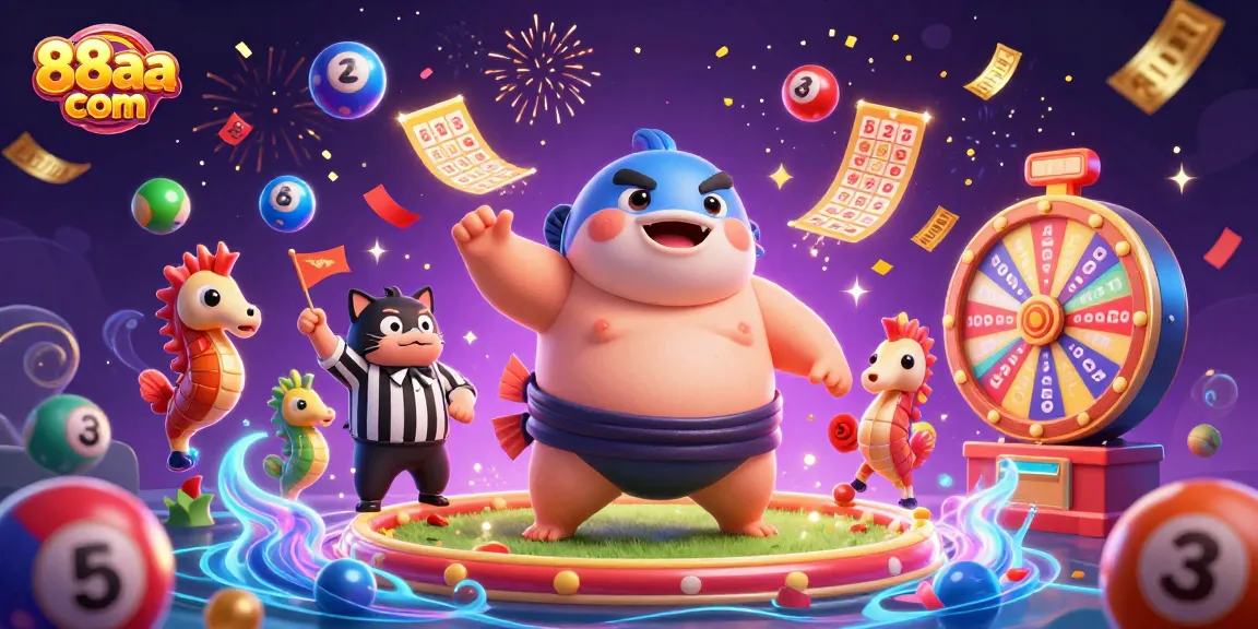 Experience excitement at 88aa com with a vibrant underwater casino scene filled with dynamic games and celebrations.