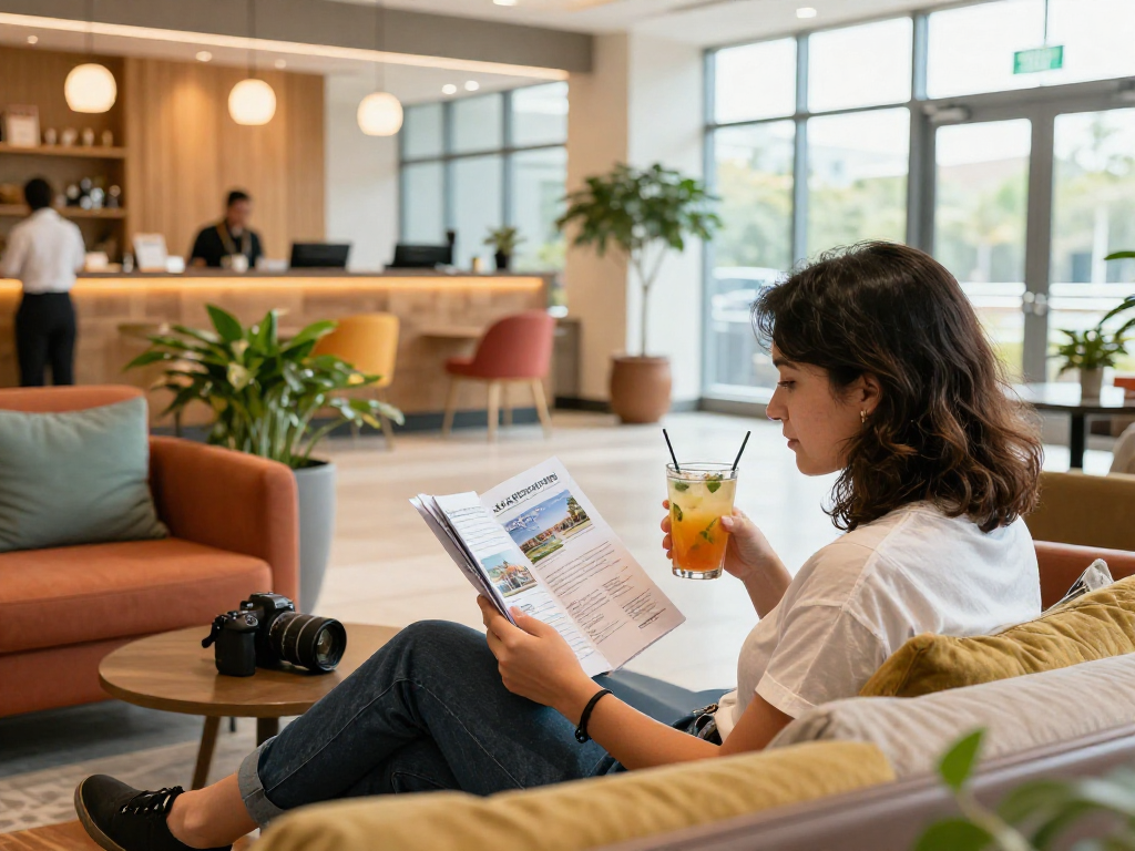 rokok 88 welcomes guests in stylish hotel lobby offering comfort and relaxation