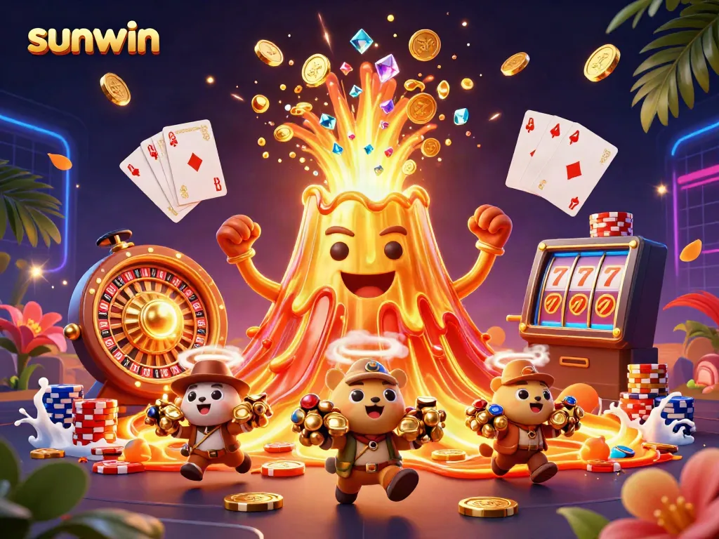 Experience the thrill of winning with sunwin's vibrant casino adventure featuring gold, gems, and exciting gaming elements.