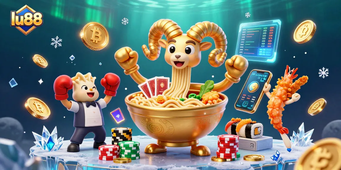 Experience dynamic gameplay with LU88, featuring vibrant characters and exciting gambling elements.