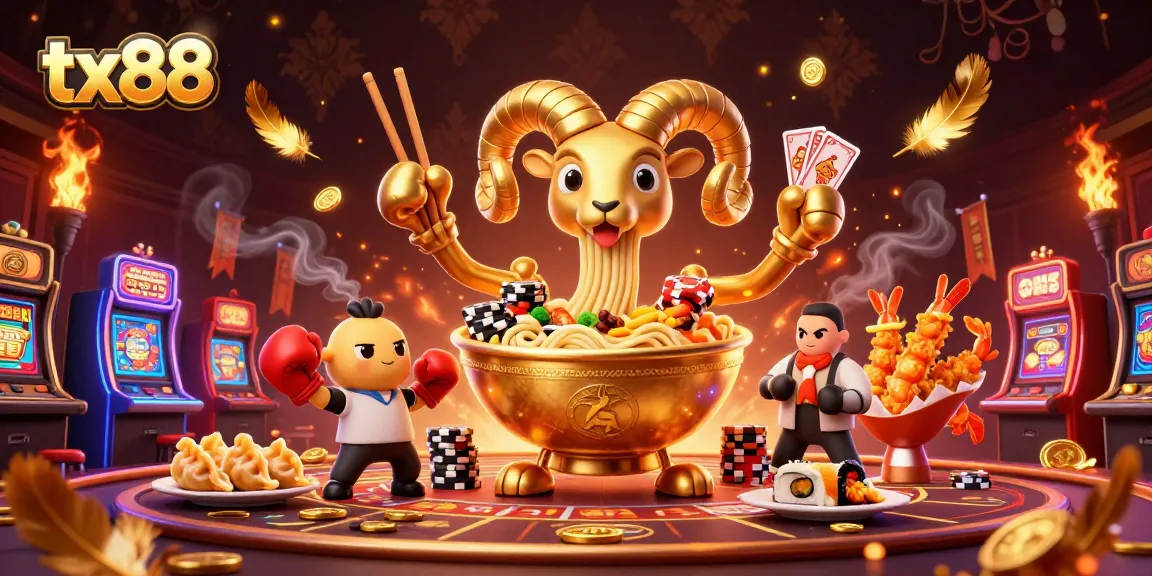 Engage in exciting casino action at tx88 with dynamic characters and vibrant gaming elements