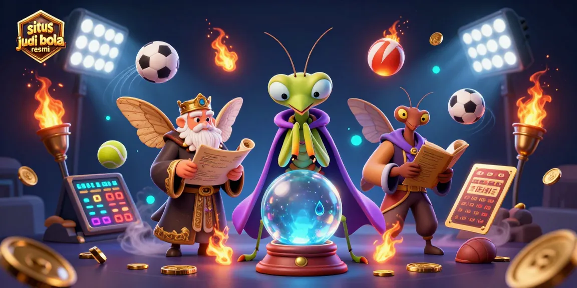 Engage in sports betting at situs judi bola resmi while enjoying thrilling visuals of fortune tellers and fireflies.