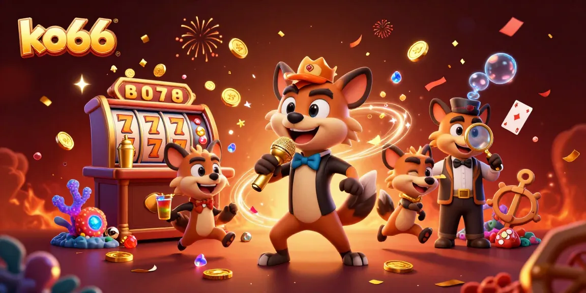 Experience the excitement at ko66 with hyenas running a comedy casino club as they entertain guests!