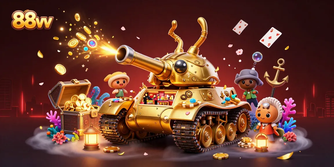 Win big with 88vv at a dazzling miniature casino inside a golden beetle tank